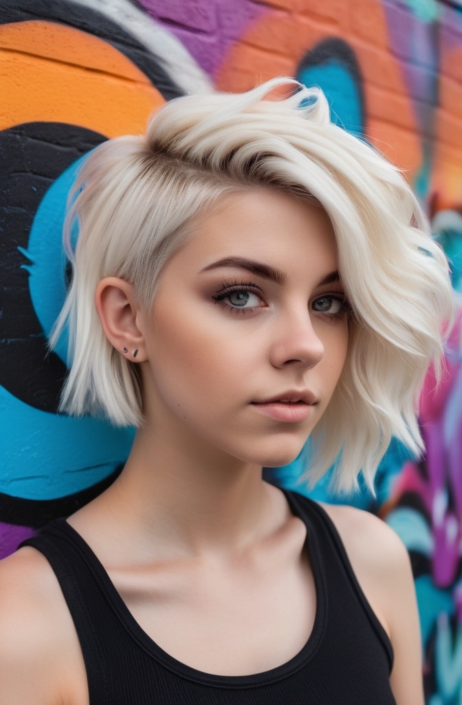 24. Bright Blonde Octopus Haircut