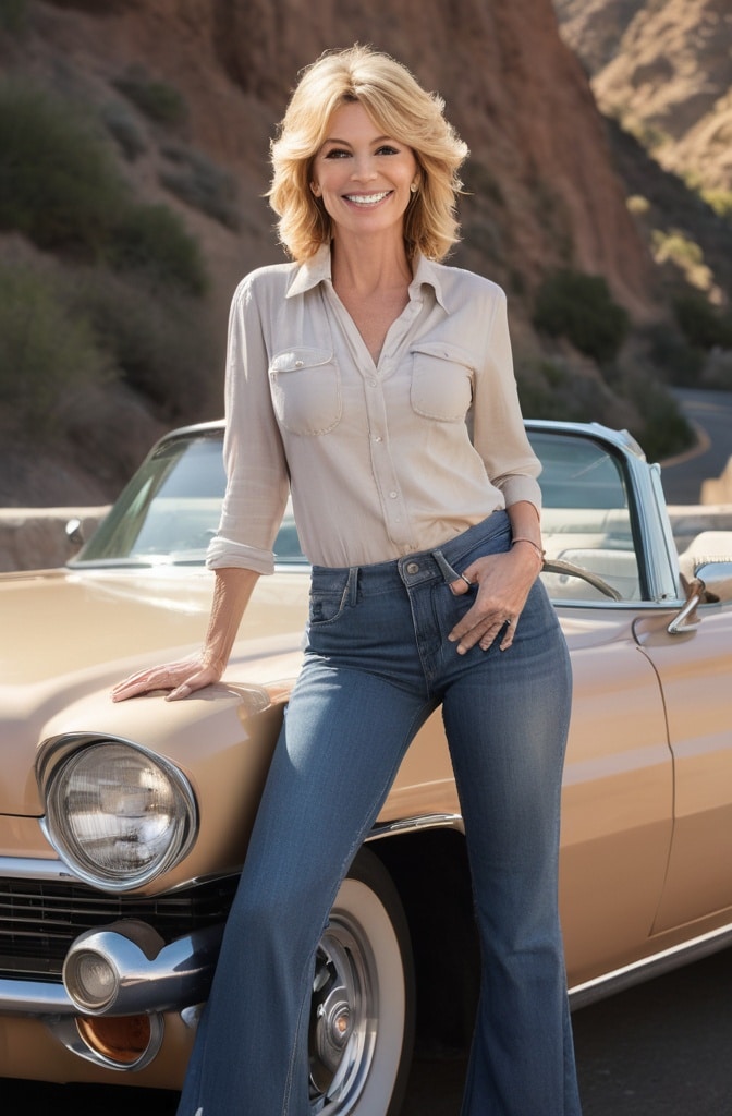 36. Modernized Farrah Blonde Shag