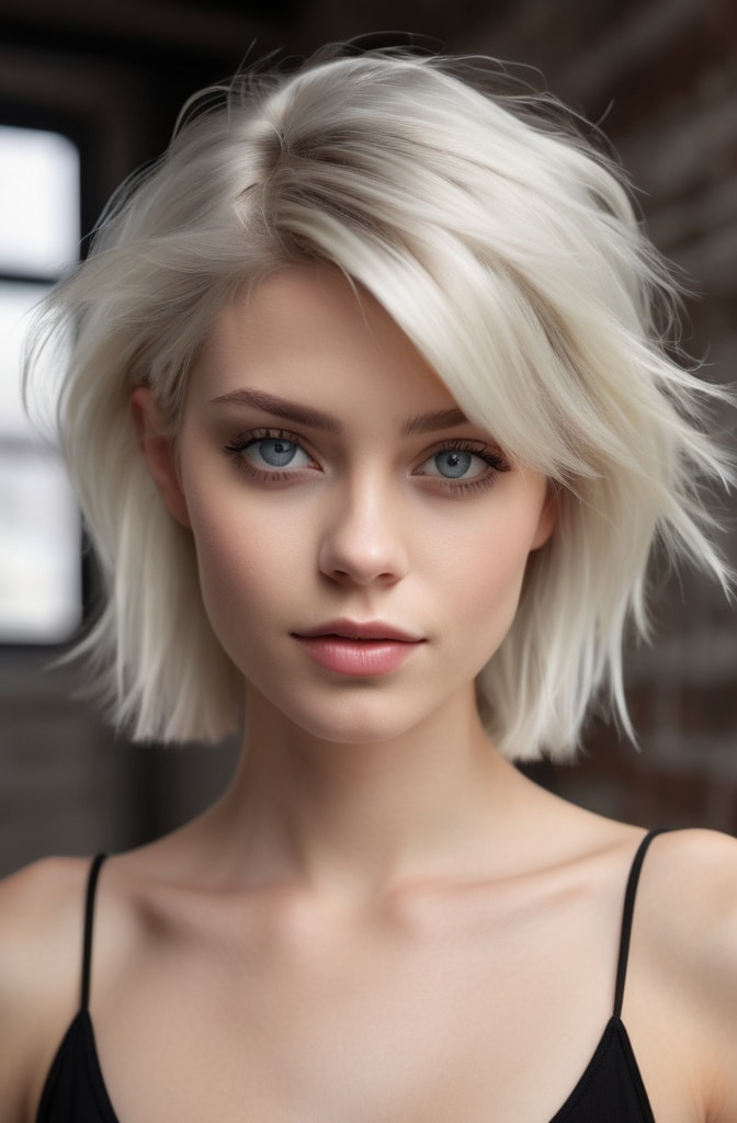 39. Scandinavian Glass Blonde Shag