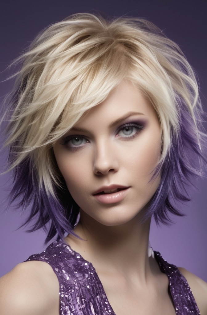 60. Reverse-Flow Blonde Shag