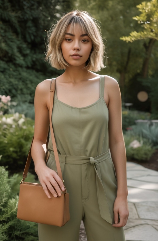 13. Mushroom Blonde Shaggy Bob