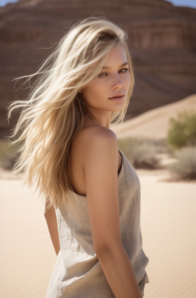 45. Desert Sand Blonde Shag