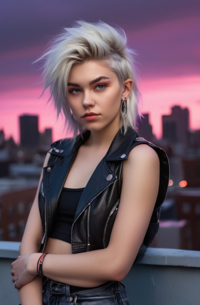 9. Wolf Cut Blonde Shag