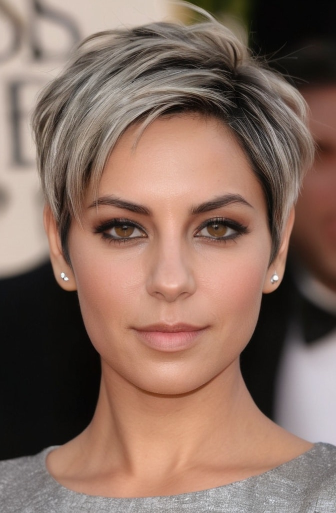 1. Edgy Textured Pixie