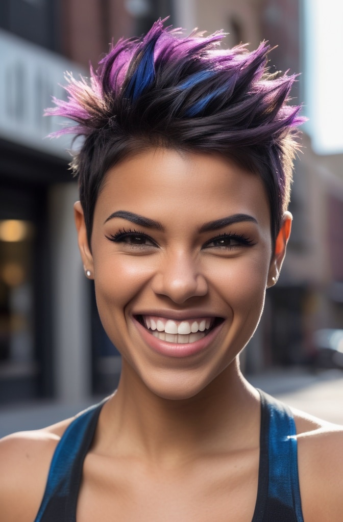 16. Faux Hawk Pixie