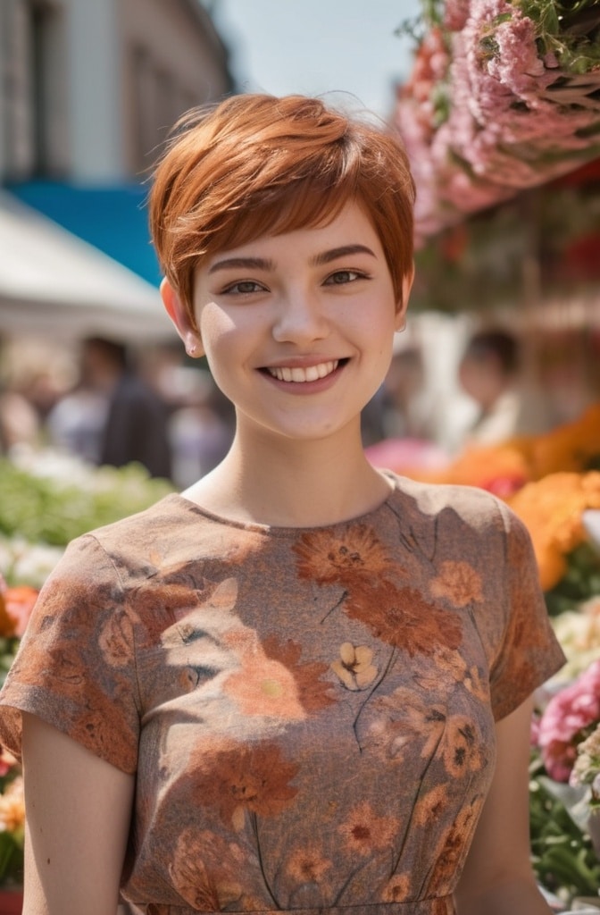 17. Pixie with Face Framing Layers