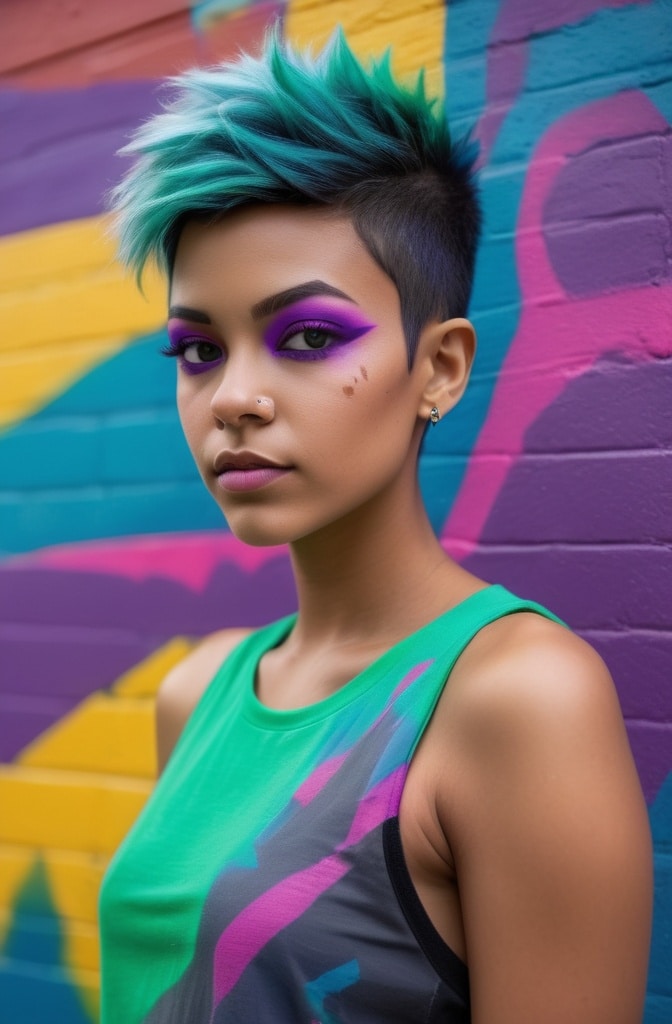24. Funky Pixie Cut