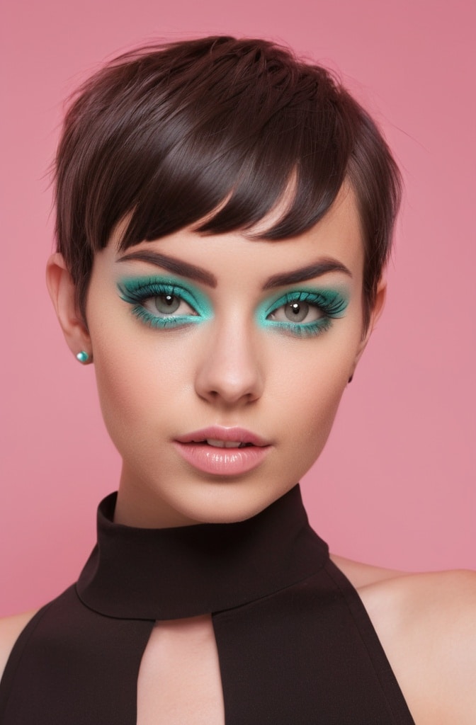 3. Pixie with Bangs