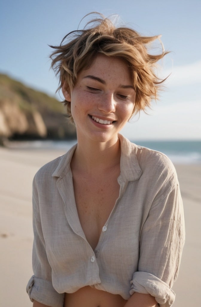 4. Messy Pixie Cut