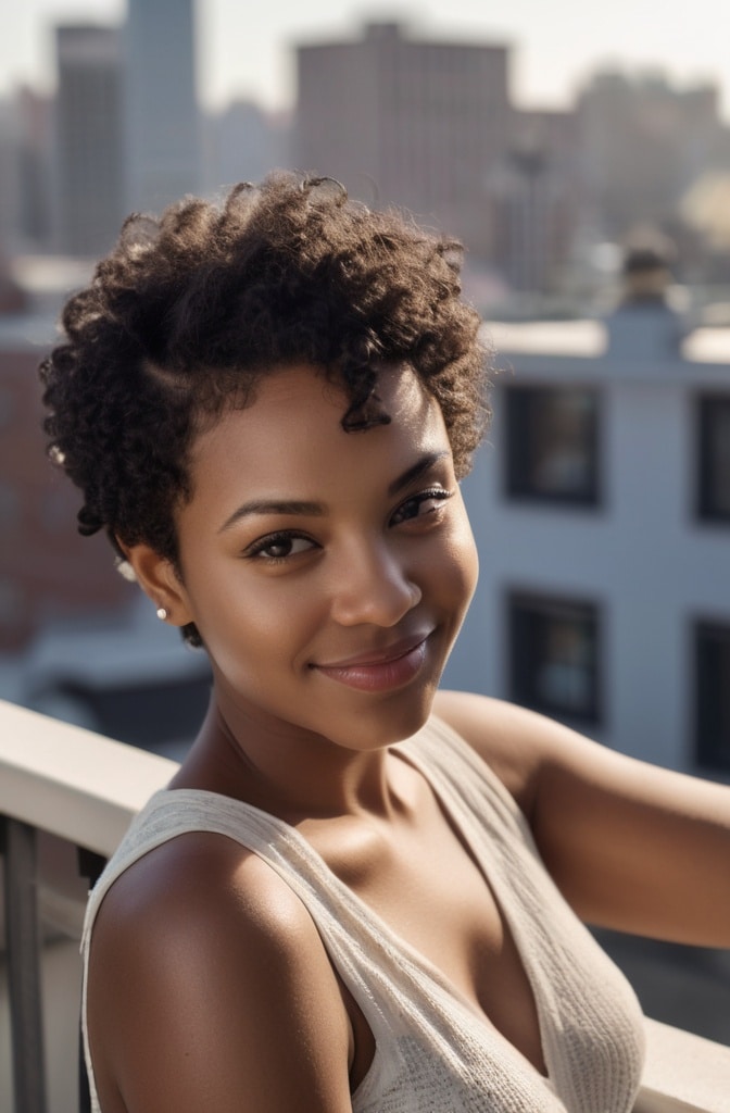 41. Pixie with Natural Texture