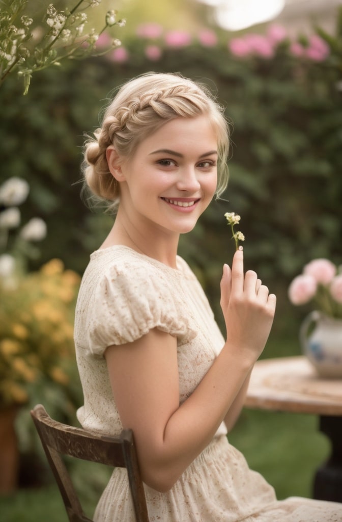 43. Pixie with a Soft Side Braid