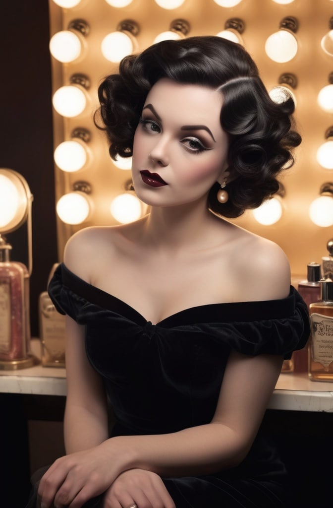 48. Pixie with a Vintage Flair
