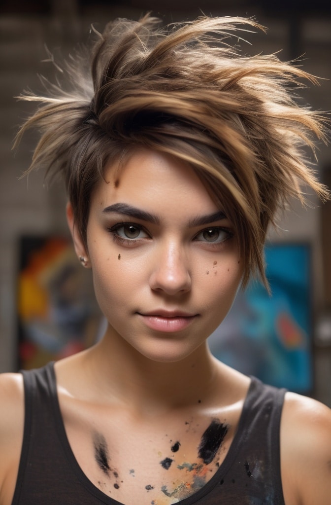 12. Shaggy Feathered Pixie
