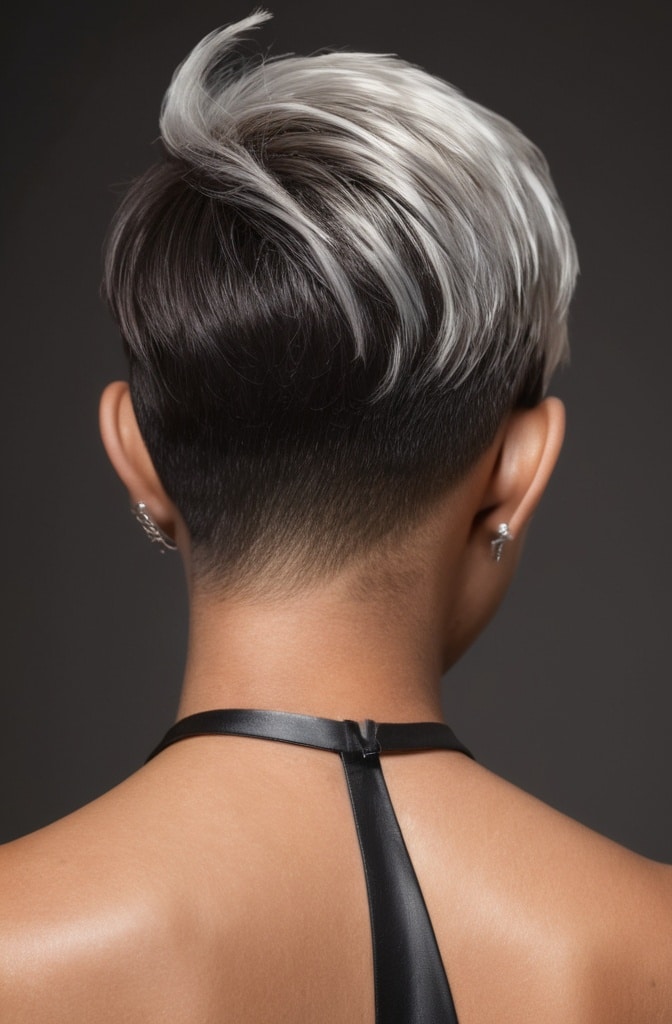 13. Feathered Pixie with Nape Designs