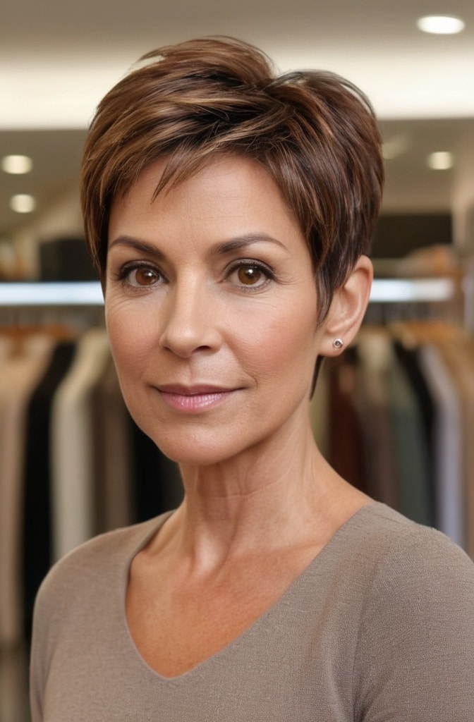 14. Tapered Feathered Pixie
