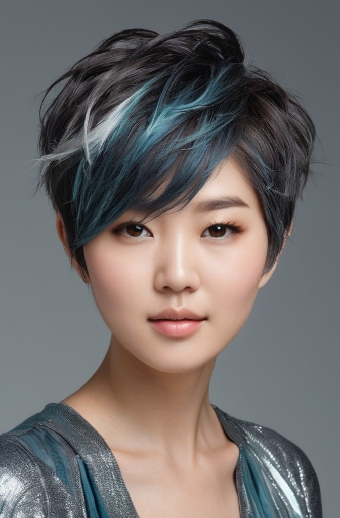 18. Feathered Pixie with Color Dimension