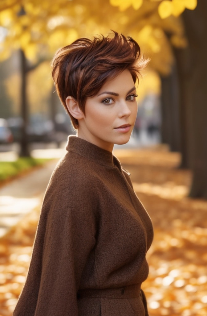 39. Feathered Pixie with Voluminous Top