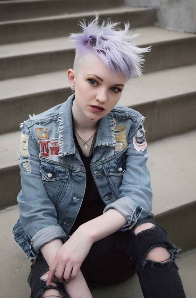 8. Feathered Pixie with Micro Bangs