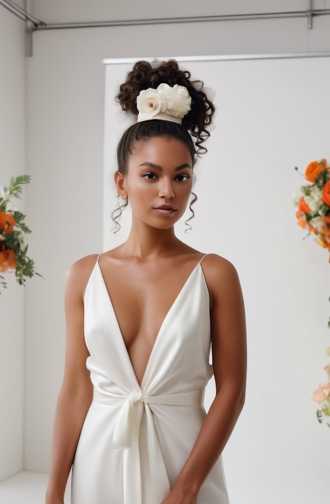 20. Twisted Topknot with Texture