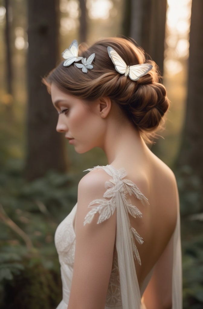 30. Butterfly Wing Updo