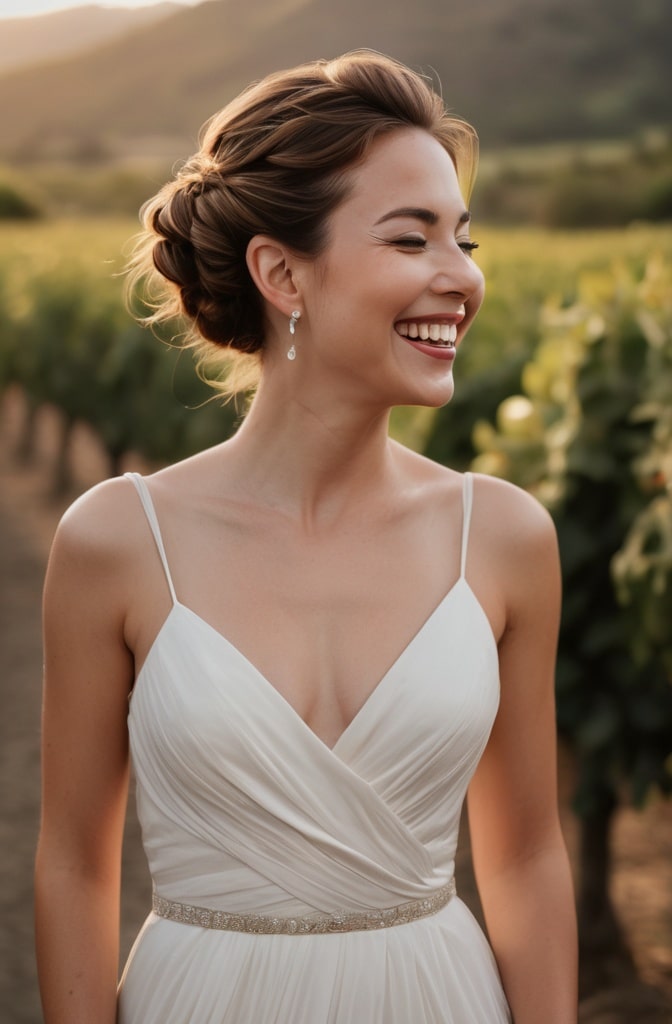 5. Twisted Side Updo
