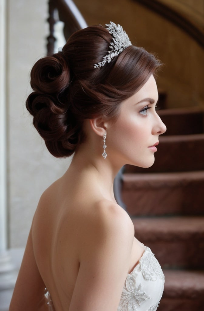 50. Floating Sections Updo