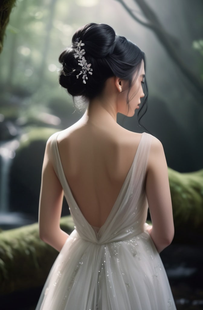 8. Waterfall Twist Updo