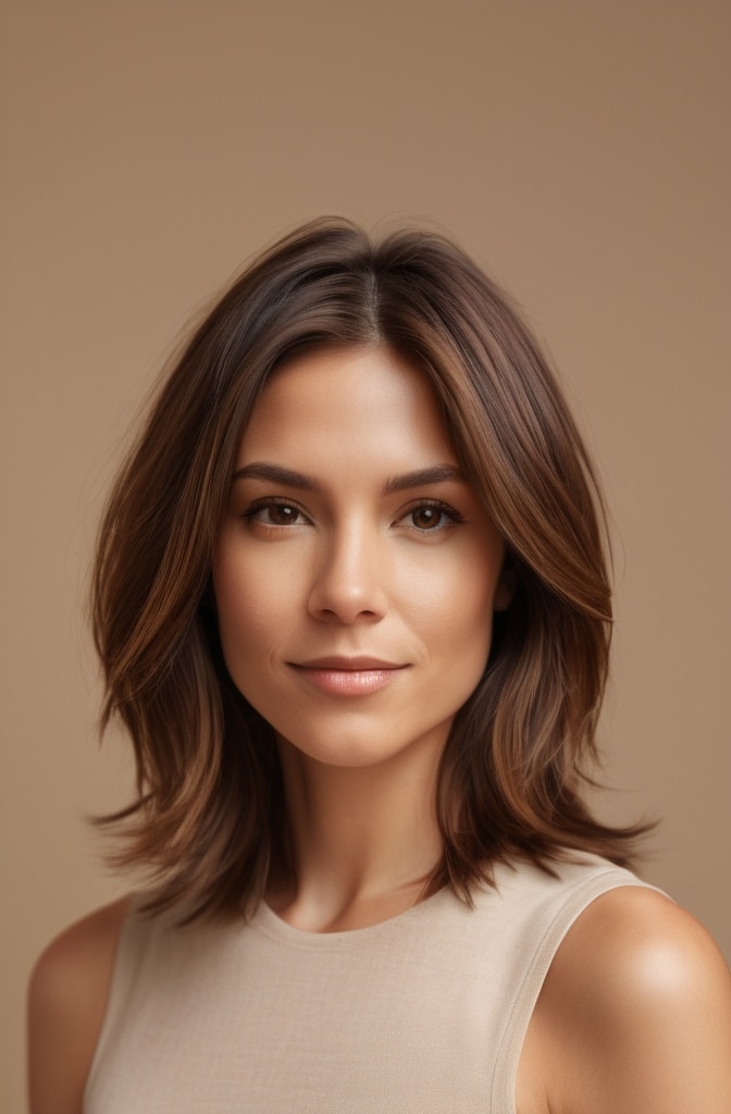 1. The Classic Mid-Length Shag