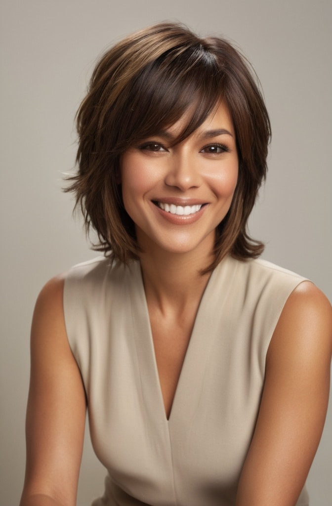1. Classic Medium-Length Shag