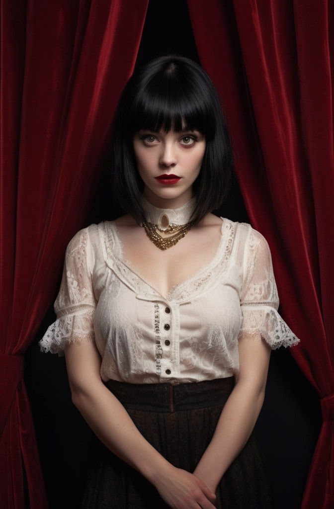 8. Shag with Heavy Bangs