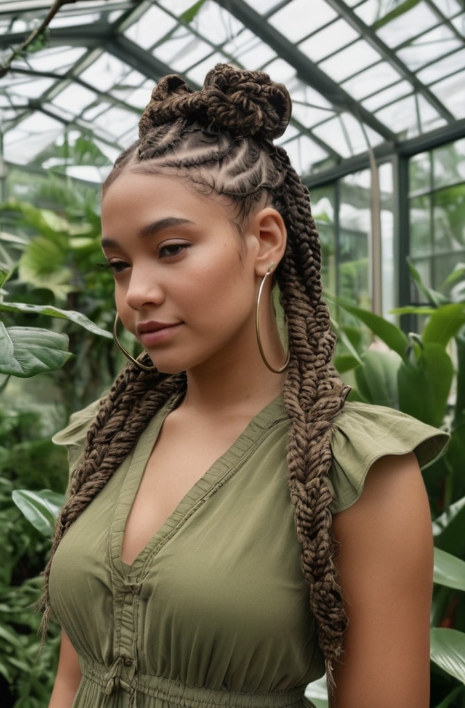 35. Twisted Roots Knotless Braids