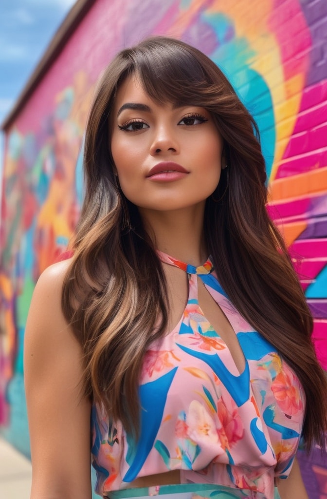 19. Asymmetric Swoop Bangs