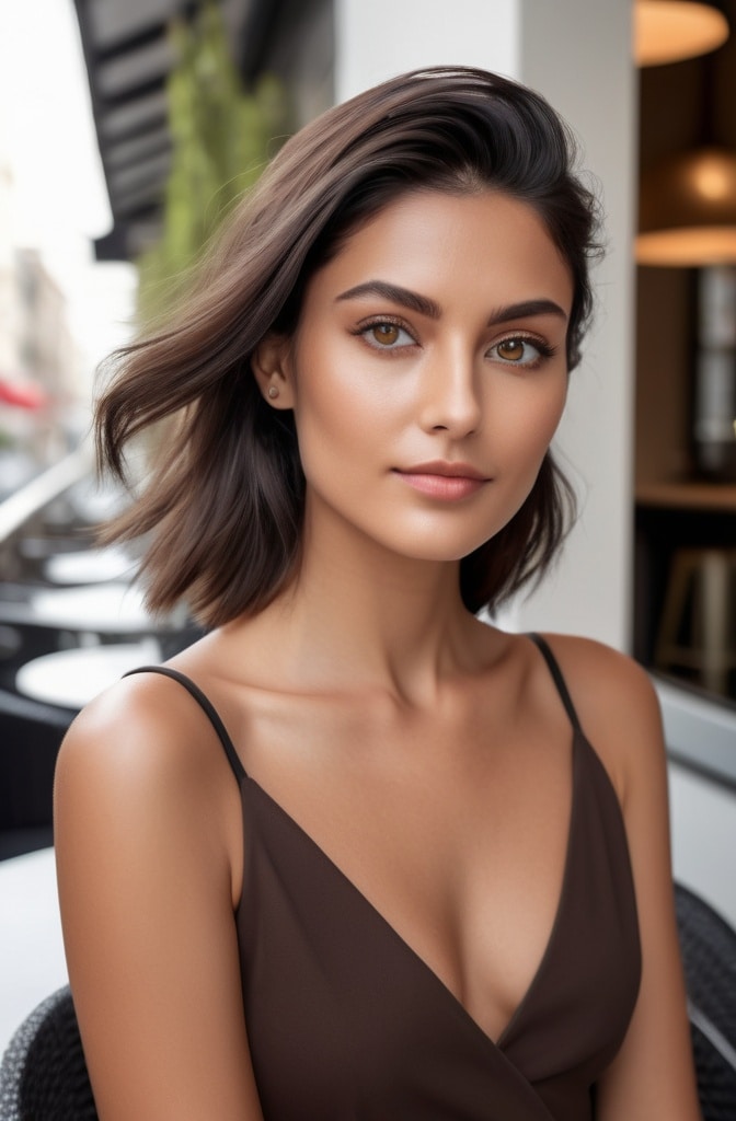 16. Slicked Back with Statement Clip