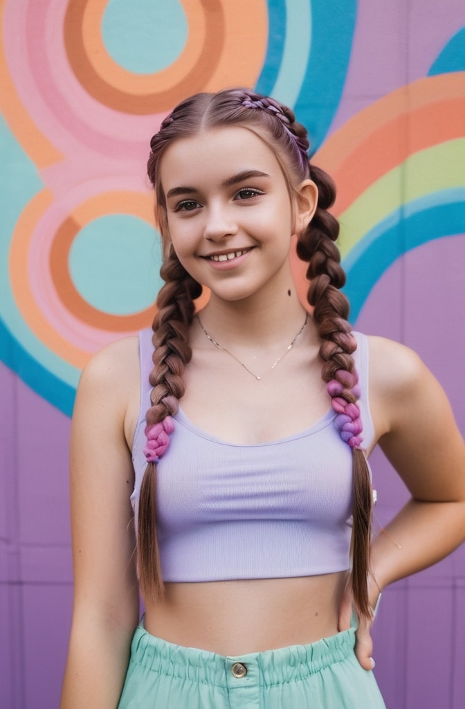3. Bubble Braids – The TikTok Trend That's Still Killing It