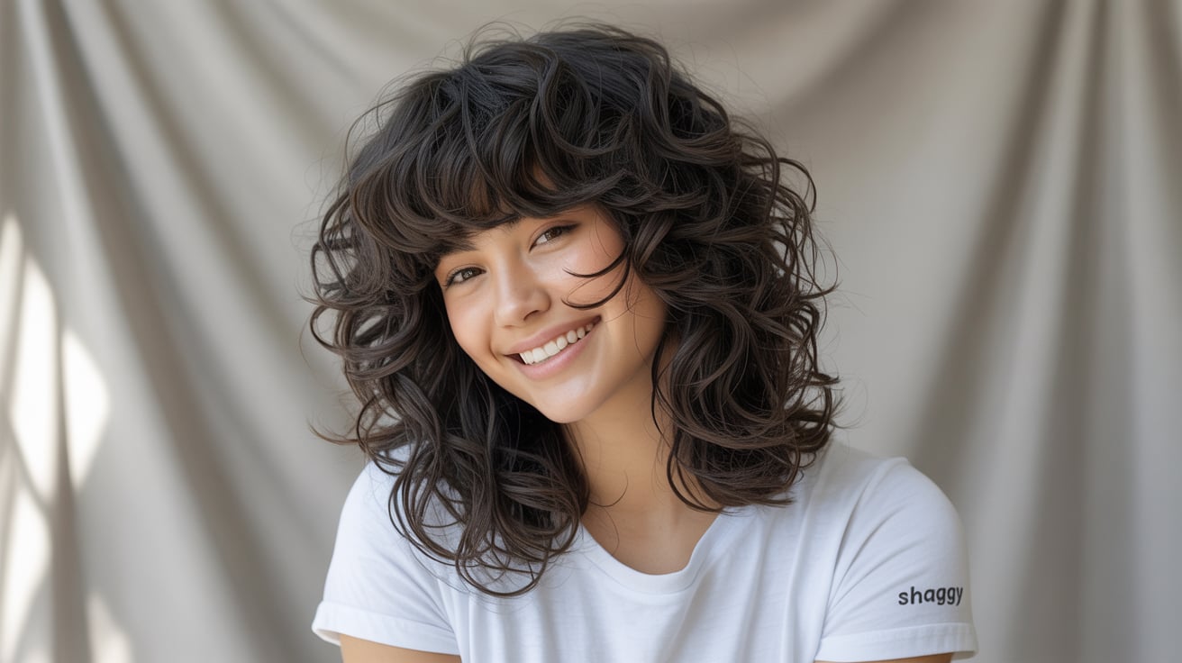 Stunning Shaggy Haircuts for Curly Hair You Need to Try