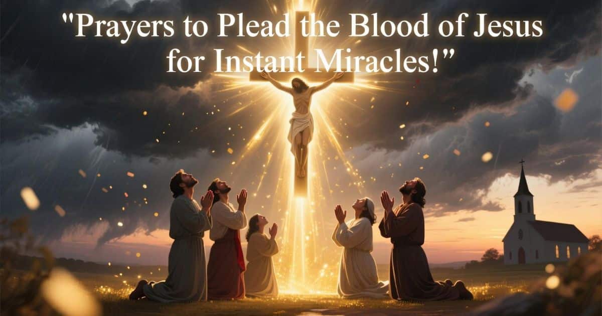 35+ Prayers to Plead the Blood of Jesus for Instant Miracles!