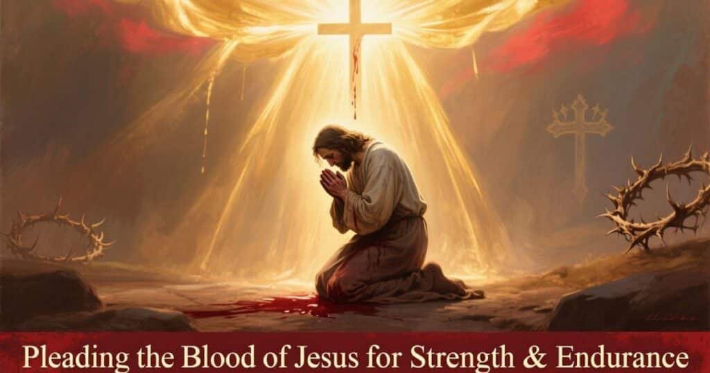 Pleading the Blood of Jesus for Strength & Endurance